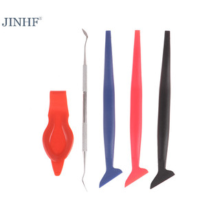  Jinhf 1   3 Chiếc Phim Ô Tô Gói Cạp Phụ Kiện Dán Xe Hơi Độ Cứng Bọc Dụng Cụ Micro Squeegee Scraper Xe Micro Gasket Squeegee HOT 
