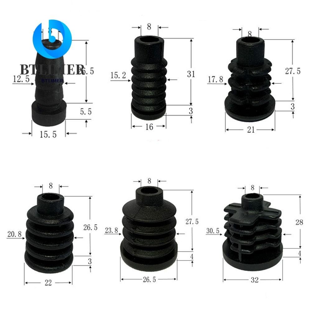 Btlimer Caster Nắp Cao Su, Bánh Xe Đẩy ABS Thay Thế, Phụ Kiện Bánh Xe Vali Cao Su Tắt Tiếng Phụ Kiện Bánh Xe