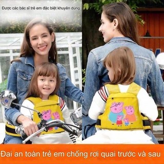 Đai xe máy cho bé ,Đai an toàn cho bé đi xe máy, dễ sử dụng, có thể điều chỉnh kích thước cho bé từ 1-12 tuổi-SU888