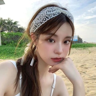 Băng đô nữ băng đô kiểu Pháp ruy băng ren
