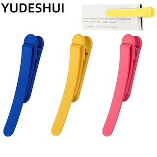 YUDESHUI Silicone Bookmark Clip, Silicone Staionery Bookmark Buckle, Notebook Supplies Book Markers Trang Chia Trang