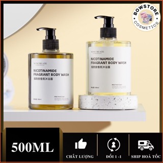 Combo Sữa Tắm & Dưỡng Thể Sáng Da MAYCREATE Niacinamide Nước Hoa Dài Lâu, Chiết Xuẩt Lành Tính Unisex