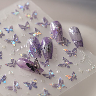  Tensor New Craft Line Frosted Ba Chiều Làm Móng Tay Miếng Dán ins Dính Làm Móng Tay Nhãn Dán Gilding Series M-412