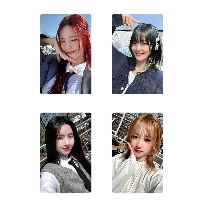 4-8 Cái / bộ GIDLE FATE Lomo Cards 2nd Full Album [2] MS8 Photocards MINNIE SHUHUA YUQI MIYEON SOYEO