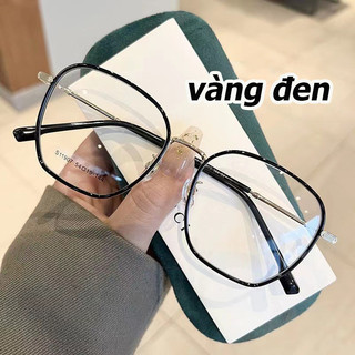 👓kính cận thị👓 -1.00 đến 3.50 độ kính thời trang Kính gọng lớn chống ánh sáng xanh Kính nữ phong cách hàn quốc 521