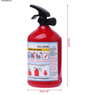 A pencil shaped like a fire extinguisher