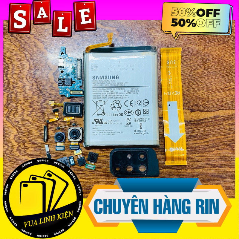 Linh Kiện Samsung M51 M515F / Camera trước sau,main sạc,cáp nối main sạc,cáp vân tay,kính camera,cáp