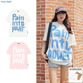Áo Thun Localbrand POWER Tee Owner - Form Rộng Nam Nữ 100% Cotton Kem BOX
