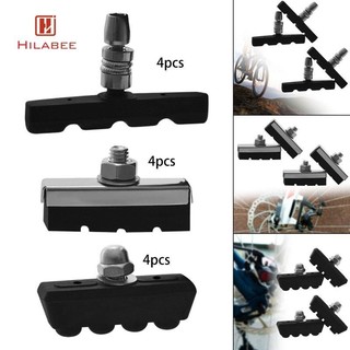 Hilabee 4 miếng má phanh xe đạp má phanh trước & sau cho xe đạp leo núi