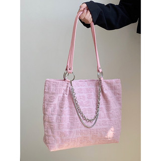  Túi tote đeo vai dập nổi bảng chữ cái (18)