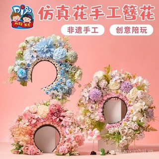 Quà Tặng Ngày Của Mẹ Mô Phỏng Hoa Handmade Kẹp Tóc Hoa Tự Làm Làm Chất Liệu Gói Trẻ Em Mẫu Giáo Mũ Đội Đầu Phong Cách Không Duy Trì