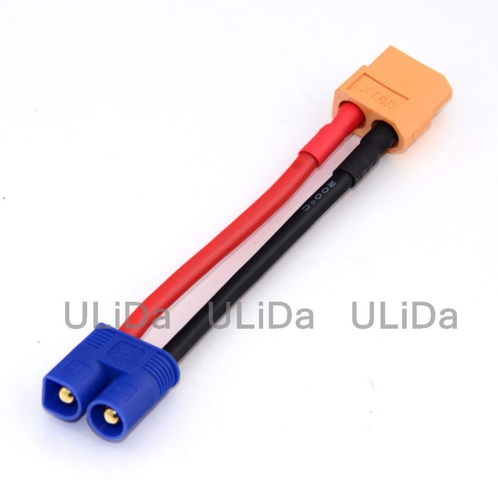 XT60 Cắm Nữ Sang EC3 Nam Phong Cách Kết Nối Cho Mini Multirotor Quadcopter