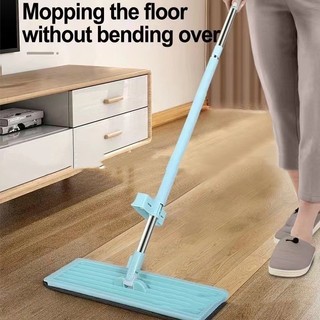Cây lau nhà không tay 11 * 35CM Cây lau nhà một cây lau nhà sạch ướt khô Cây lau nhà phẳng sử dụng kép