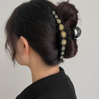 Hạt tròn lấy kẹp tóc tập nhiều phụ kiện tóc kẹp tóc đầu sau cá mập kẹp tóc sang trọng kẹp tóc
