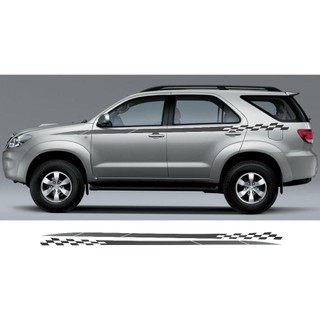 Tem xe toyota fortuner, tem xe 7 chỗ tem dán sườn xe thể thao các dòng ford everest, mitsubishi, tem xe ford