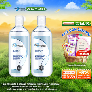 Combo 2 Nước tẩy trang ẩm mượt Bio-Essence Bio-Water 100ml/chai