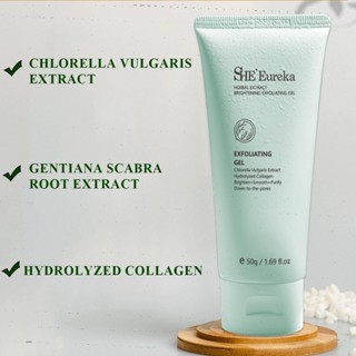 She Eureka 100g Gel Tẩy Tế Bào Chết Làm Trắng Da Không Dầu, Chiết Xuất Thảo Dược Sáng Da Có Tác Dụng Dưỡng Ẩm, Nuôi Dưỡng, Chống Lão Hóa Thích Hợp Cho Làm Trắng Da Nách Da Sáng Cho Du Global