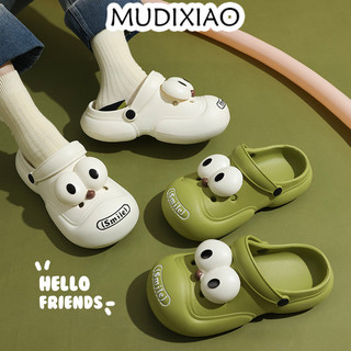 MUDIXIAO dép cross dép bánh mì nữ  Chống trơn trượt Phong cách đơn giản Thể thao Độc đáo FBT2451L5F 21Z240525
