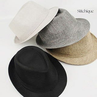 Stitchique _ England Mũ Unisex Lớn Mũ Jazz Panama Tinh Tế Cho Ngoài Trời