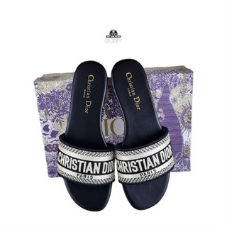 Dép lê nữ quai vải cao cấp Dway Slide Simba Shop thanh lịch thời trang nhẹ Mẫu sandal đế thấp nữ mới nhất hot trend 2024