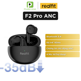   BH 6th Chính Hãng Nguyên Seal  Tai Nghe Bluetooth 5.4 Realfit F2 Pro ANC | Cùng phong cách với Lenovo LP40 Pro 