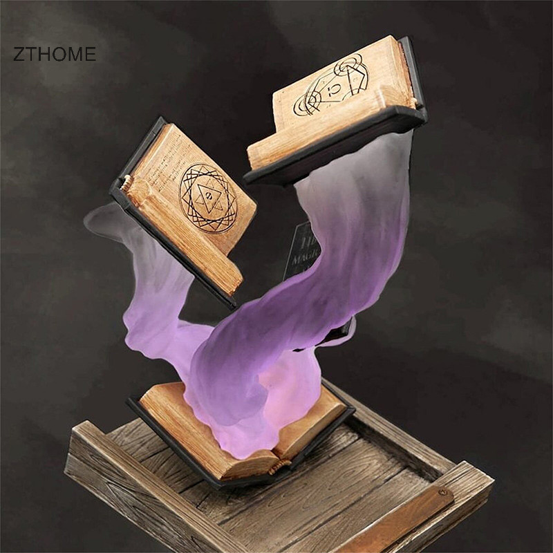Zthome Tomes Of Magics Dice Tower Magics Xúc xắc Khay Đồ trang trí Vườn Gnome Điêu khắc HOT
