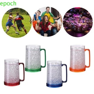 Epoch Tủ Đông Cốc Bia Đá, Cốc Rượu Làm Mát Tường Đôi Gel, Kính Uống Trong Suốt Frosty PC Bia Cốc Bia Bia Bia