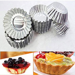 Khuôn nướng bánh, khuôn nhôm, khuôn bánh bò 1 cái nhỏ gọn, tiện lợi mta-mart2