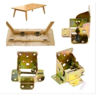 Bản lề chân bàn gấp gọn thông minh,bản lề chân bàn xếp gọn tiện dụng, chất thép dày 2.5mm chắc chắn