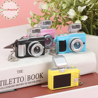 OnePeache Máy Ảnh Kỹ Thuật Số Model 1: 12 Nhà Búp Bê Camera LED Flash Móc Khóa Trang Trí VN