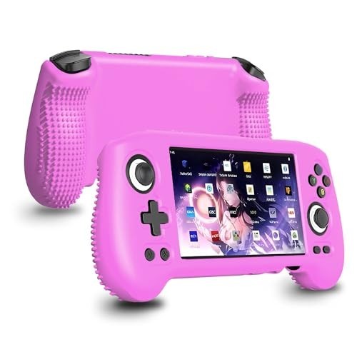 Vỏ bảo vệ silicon cho Anbernic RG556, Phụ kiện máy chơi Game cầm tay cổ điển, Vỏ silicon bảng điều k