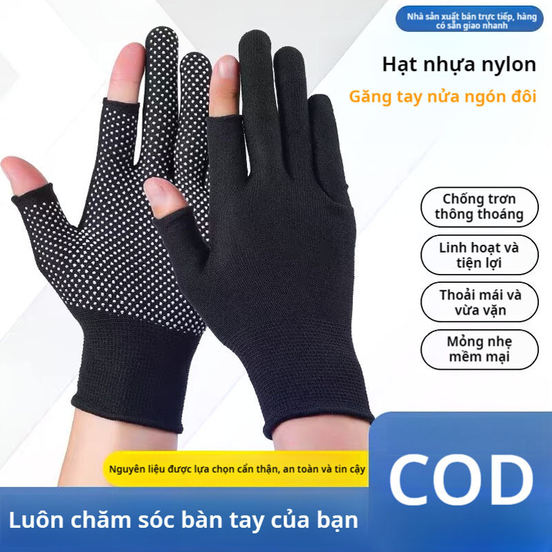 8 Đôi Găng tay, bao tay hở ngón lái xe, chống nắng, vớ thể thao chống trượt, chống tia UV thoáng khí
