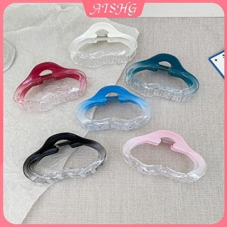 AISHG Acrylic Không Đều Đám Mây Kẹp Tóc Nữ Cao Cấp Gradient Cá Mập Kẹp Phụ Kiện Tóc Thời Trang