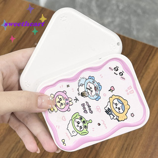 [Người yêu] Gương trang điểm gấp Mini hoạt hình có lược di động dễ thương cho nữ Gương trang điểm cầm tay Mini [MỚI]