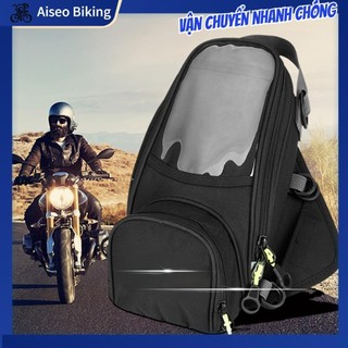 Aiseo-Motor Túi đựng bình xăng xe máy Từ tính mạnh phổ biến Chống mài mòn cho điều hướng điện thoại di động