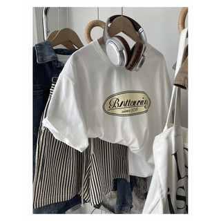 100% Cotton Mới Rời Unisex Áo Thun Tay Ngắn In Hình Nữ Tee Nữ Baggy Cổ Tròn Oversize OOTD Nhân Quả Áo