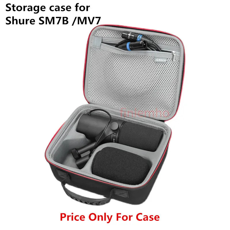 Hộp Bảo Quản Cho Shure SM7B Và MV7 Podcast Micro Âm Thanh Chuyên Nghiệp Ghi Âm Phòng Thu