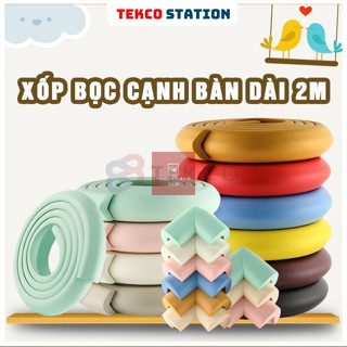 Cuộn Xốp Bọc Cạnh Bàn 2M - Dây Cao Su Che Bịt Cạnh Bàn, Ghế An Toàn Cho Bé