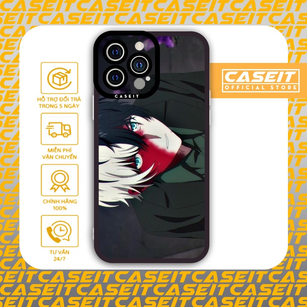 Ốp lưng iPhone Cạnh Vuông Samsung Xiaomi Oppo Caseit Anime Blue Lock Isagi Yoichi Nagi Seishiro Bach