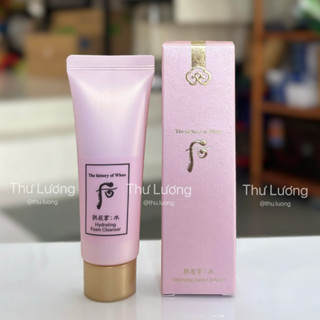 Sữa Rửa Mặt Dưỡng Ẩm Đông Y Whoo Gongjinhyang Soo Hydrating Foam Cleanser 40ml - Làm Sạch Sâu, Dưỡng Ẩm, Mềm Mịn Da