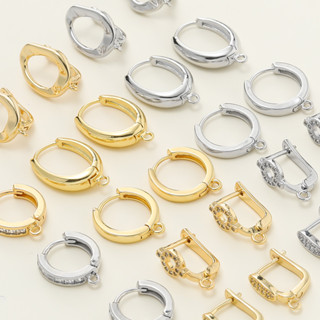 St. kunkka 2 Chiếc Bông Tai Bảo Quản Màu 18K Đa Dạng Bông Tai Kim Cương Cho DIY Mặt Dây Chuyền Bông Tai Làm