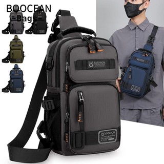 Túi đeo ngực BOOCEAN, Túi đeo vai lớn, Túi đeo chéo nhẹ đa chức năng dành cho nam