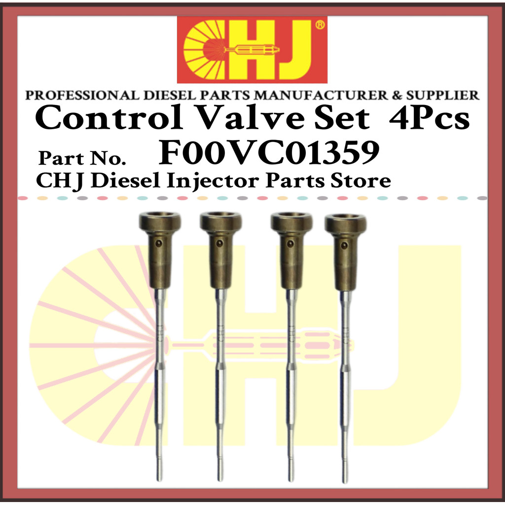 4 Van Điều Khiển Kim Phun Nhiên Liệu Đường Sắt Chung F00VC01359 FOOVC01359 Cho Foton Transvan 2.8L /