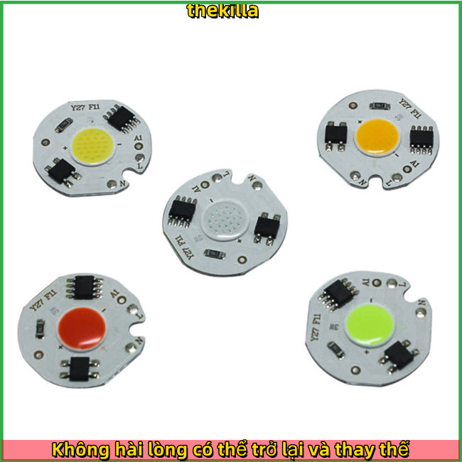 Ta 220v 3w Mini Led Cob Chip Đèn Thông Minh Ic Không Đầu Kim Bộ Điều Khiển Không Lái Xe Điện Áp Cao Tròn Tự Làm Đèn Pha