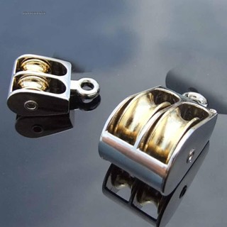 Mô hình Ròng rọc cố định đôi DIY Kim loại Micro Hợp kim kẽm nhỏ 36mm / 52mm