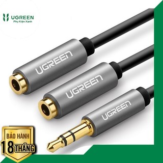Cáp audio 3.5mm 1 ra 2 ugreen 10532