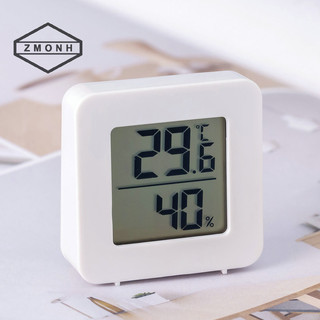 Nhiệt kế điện tử kỹ thuật số ZMONH Nhiệt kế Mini trong nhà Máy đo độ ẩm ướt Phòng trẻ em Máy đo nhiệt độ phòng treo tường * mới