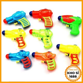 Súng nước đồ chơi mini cho bé cỡ nhỏ, đồ chơi súng bắn nước nhiều màu trẻ em, súng bắn nước an toàn E1625