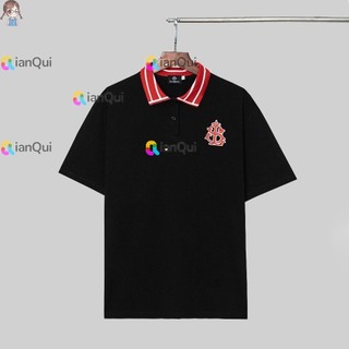 Áo sơ mi Polo đen cơ bản Six Legends, áo thun ngắn tay cổ nam và nữ