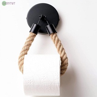 -New Vào tháng 4-Giá đựng giấy phòng tắm treo tường kiểu dáng cổ điển với dây đay